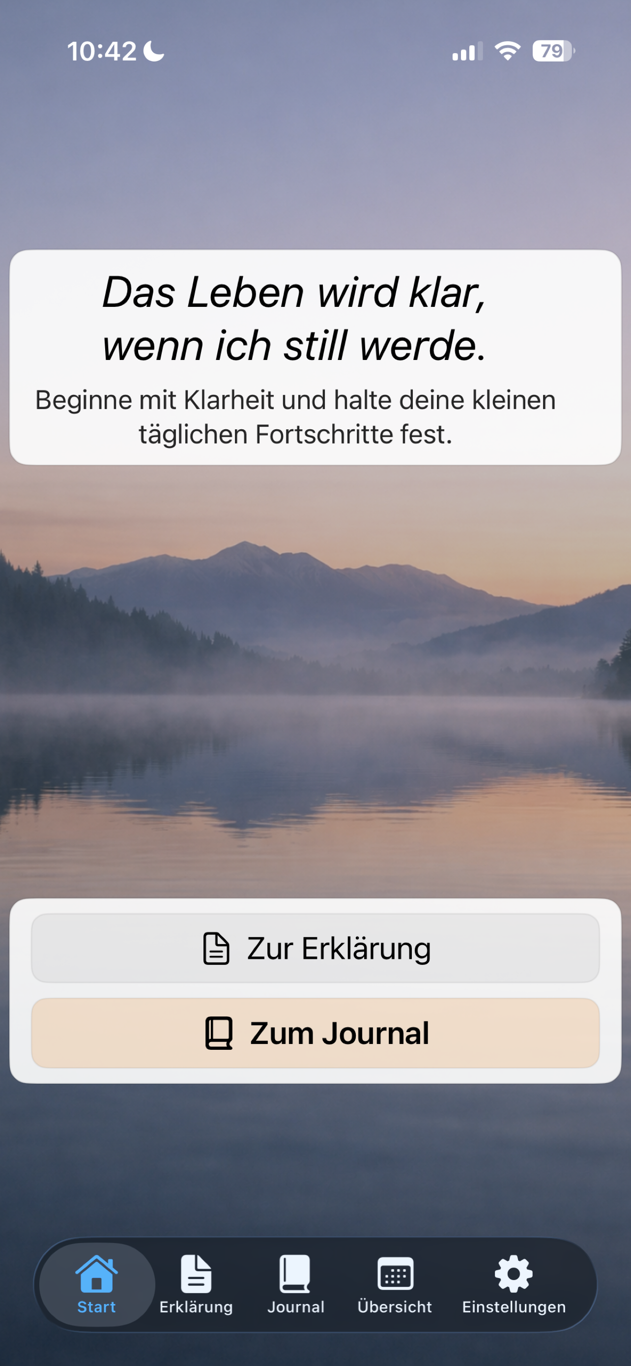 Erfolgsjournal App Screenshot